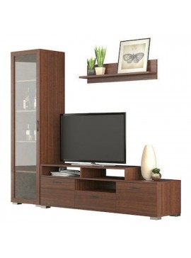 Savvidis Furniture  Σύνθετο Σαλονιού Μοριοσανίδα 180x44.5x36cm N29 Καρυδί​​ BEST-8080111