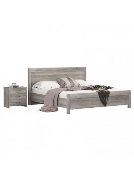 Savvidis Furniture  Κρεβάτι Ν26 για στρώμα 160x200 Σταχτί BEST-890057