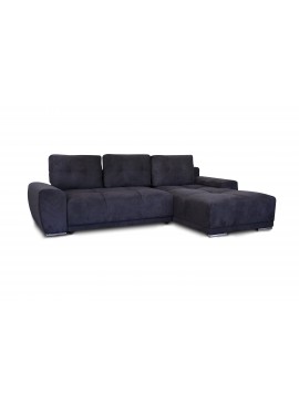 Insi  Havana-M Γωνιακός καναπές κρεβάτι με αποθηκευτικό χώρο 270x181x89εκ. Γκρι Σκούρο Δεξιά Γωνία   0011.MS18DGDX 