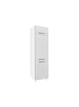 Matis Επιδαπέδια στήλη εντοιχιζόμενου ψυγείου κουζίνας Alba FRIZ 2V Λευκό 60x57x222εκ. MatisKFRIZ2VB77