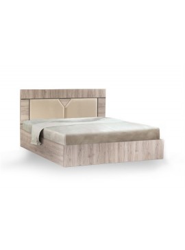 Heri Xylo Κρεβάτι Διπλό 2 Δέρματα, για στρώμα 160Χ200cm - ΚΩΔ. 08-12b