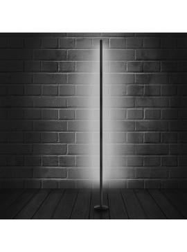 Φωτιστικό Δαπέδου LED 18W 1320Lm Μαύρο Φ18x150cm LED-18FWHITE