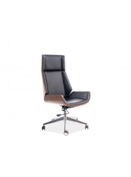 Καρέκλα γραφείου MARYLAND οικολογικό δέρμα μαύρο 110x44-53x57x49 DIOMMI 80-333 DIOMMI80-333