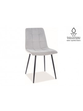 Επενδυμένη καρέκλα ύφασμια MIla 45x41x86 μαύρο/γκρι DIOMMI MILAMVCSZ DIOMMI80-2133