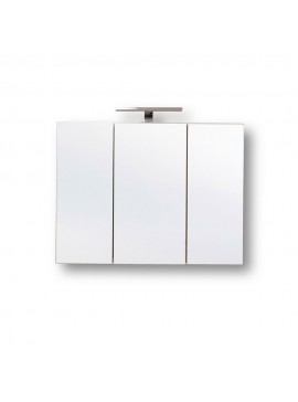 Καθρέφτης OMEGA WHITE 85 3MOM085GLN με ντουλάπια 84x14x65cm  3MOM085GLN