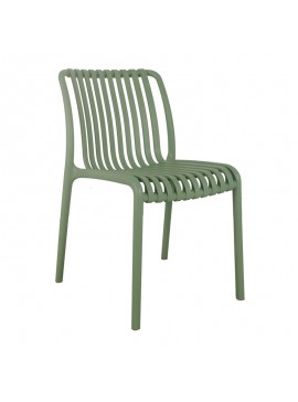 WOODWELL MODA Καρέκλα-Pro Στοιβαζόμενη PP - UV Protection, Απόχρωση Πράσινο 48x57x80cm Ε3801,4