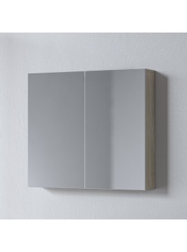 Καθρέφτης OMEGA BEIGE OAK 75 3MOM075BO0 με ντουλάπια 73x14x65cm