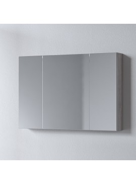 Καθρέφτης OMEGA GREY OAK 120 3MOM120GO0W με ντουλάπια 117x14x65cm