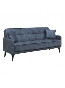 WOODWELL PERTH Καναπές – Κρεβάτι με Αποθηκευτικό Χώρο, 3Θέσιος Ύφασμα Ανθρακί Sofa:210x80x75 Bed:180x100cm Ε9932,4