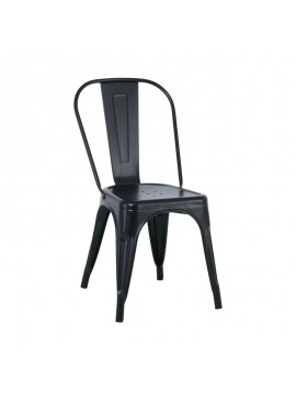 WOODWELL RELIX Καρέκλα, Μέταλλο Βαφή Μαύρo 44x49x84cm Ε5191,1W