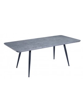 Insi  Rosa τραπέζι επεκτεινόμενο 160(200)x90εκ. Cement-Μαύρο   0021.HL56C 