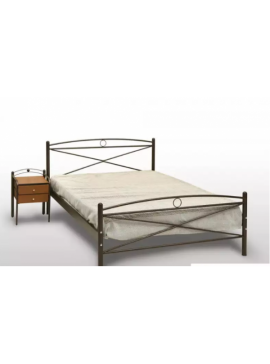 Delch Κρεβάτι Χίος Μονό Μεταλλικό 90x190cm HouseSMetal-furniture295