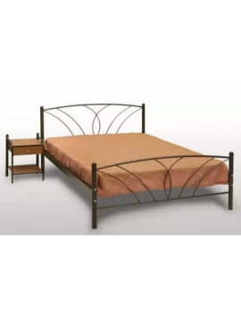 Delch Κρεβάτι Τήνος Ημίδιπλο Μεταλλικό 110x190cm HouseSMetal-furniture260