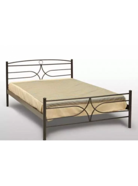 Delch Κρεβάτι Σάμος Ημίδιπλο Μεταλλικό 110x190cm HouseSMetal-furniture247