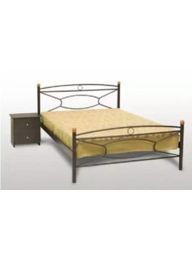 Delch Κρεβάτι Κρίκος Ημίδιπλο Μεταλλικό 110x190cm HouseSMetal-furniture146