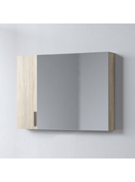 Καθρέφτης SIENA SONOMA 90 3MSI090SN0W με ντουλάπια 87.5x14x65cm
