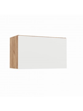 Επιτοίχιο ντουλάπι Απορροφητήρα κουζίνας Soft Λευκό με βελανιδιά Διαστάσεις 60x30,5x36εκ SO-SVA60