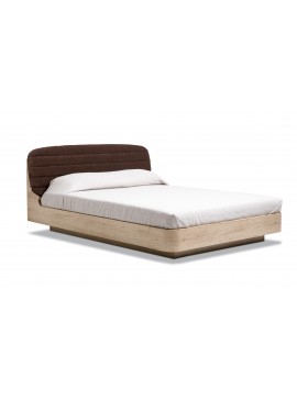 Κρεβάτι ξύλινο με δερμάτινη/ύφασμα S01 180x200 DIOMMI 45-738 DIOMMI45-738