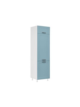 Matis Επιδαπέδια στήλη εντοιχιζόμενου ψυγείου κουζίνας CONTEMPO FRIZ 2V Μπλε 60x57x222εκ. MatisKFRIZ2VB69