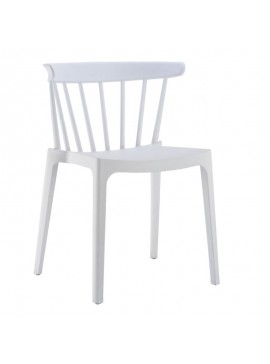 WOODWELL WEST Καρέκλα Κήπου - Βεράντας PP-UV Άσπρο 53x53x75cm Ε372,1