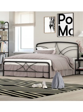 KPS KPS/ ΣΕΤ ΥΠΝΟΔΩΜΑΤΙΟΥ LINA 5 ΤΕΜΑΧΙΩΝ ΞΥΛΟ ΜΕΤΑΛΛΟ ΓΙΑ ΣΤΡΩΜΑ 160Χ200 ΕΚ. KPS-000257