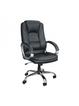 ZITA PLUS A5600 CH ΜΑΥΡO PU ΠΟΛΥΘΡΟΝΑ ΓΡΑΦΕΙΟΥ 65Χ70Χ52-111/60-120εκ.01.0113