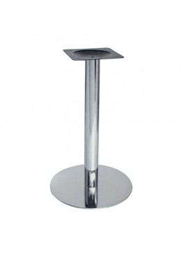 ZITA PLUS SONORA ΣΤΡΟΓΓΥΛΗ ΒΑΣΗ Φ45Χ73εκ.INOX  08.0130