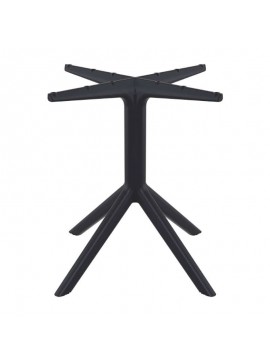 SIESTA SKY BLACK ΒΑΣΗ 80X80X73εκ. ΠΟΛ/ΝΙΟΥ 80Χ80Χ73εκ.20.0242