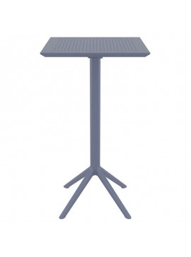 SIESTA SKY DARK GREY BAR 60Χ60Χ108εκ.ΠΤΥΣ/ΝΟ ΤΡΑΠ. ΠΟΛ/ΝΙΟΥ 60X60X108εκ.20.0288