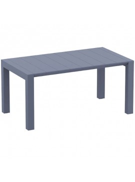 SIESTA VEGAS DARK GREY 100X180/220Χ75εκ. ΕΠΕΚΤ.ΤΡΑΠΕΖΙ ΠΟΛ/ΝΙΟΥ 100X180/220X75εκ.20.0577