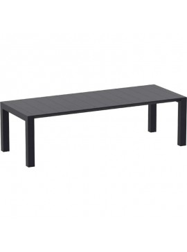 SIESTA VEGAS BLACK 100X260/300Χ75εκ. ΕΠΕΚΤ.ΤΡΑΠΕΖΙ ΠΟΛ/ΝΙΟΥ 100X260/300X75εκ.20.0580