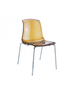 SIESTA ALLEGRA AMBER TRANSP.(Σ4)ΚΑΡΕΚΛΑ 50X54X44/82εκ.32.0064