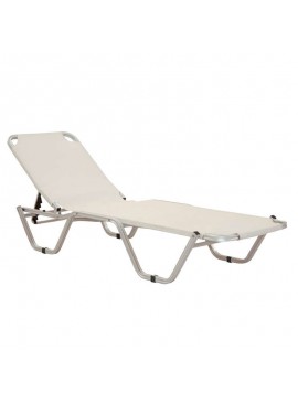 ZITA PLUS ADEL ΞΑΠΛΩΣΤΡΑ OFF WHITE ΤΕΧΤ.ΑΛΟΥΜΙΝ 25Χ25 193X59X30εκ.34.0136