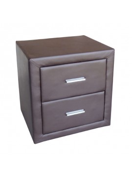 ZITA PLUS ΚΟΜΟΔΙΝΟ BROWN PU 48Χ40Χ50εκ. 48X40X50εκ.37.0120