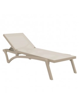 SIESTA PACIFIC ΞΑΠΛΩΣΤΡΑ TAUPE/TAUPE ΠΟΛ/ΝΙΟΥ 193X68X35εκ.53.0096