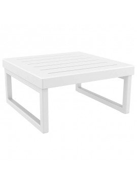 SIESTA MYKONOS ΤΡΑΠΕΖΙ WHITE 65X65X33εκ. ΠΟΛ/ΝΙΟΥ 65X65X33εκ.20.0434