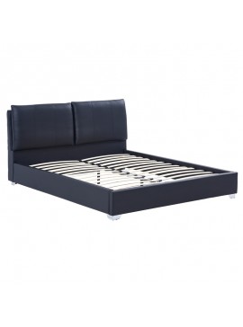 ZITA PLUS DONA BLACK PU ΚΡΕΒΑΤΙ 160Χ200εκ.  37.0098