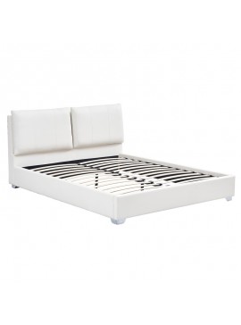 ZITA PLUS DONA OFF WHITE PU ΚΡΕΒΑΤΙ 160Χ200εκ.  37.0099