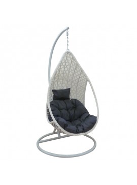 ZITA PLUS NEST18 ΛΕΥΚΗ/ΚΡΕΜ 65Χ82/Φ102Χ200εκ. ΜΕΤΑΛΛΙΚΗ  07.0018