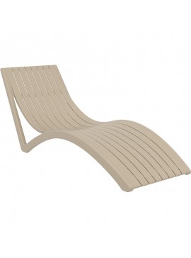 SIESTA SLIM ΞΑΠΛΩΣΤΡΑ TAUPE ΠΟΛ/ΝΙΟΥ 72X180X70εκ.20.0099