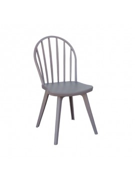 ZITA PLUS Καρέκλα Πολυπροπυλενίου 4τμχ Mirella Oval Camel 47Χ54Χ91εκ.  20.0232.S