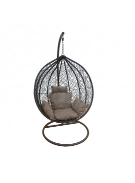 ZITA PLUS NEST35 ΚΑΦΕ 105X119/Φ102Χ198εκ. ΜΕΤΑΛΛΙΚΗ  07.0035