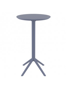 SIESTA SKY DARK GREY BAR Φ60Χ108εκ.ΠΤΥΣ/ΝΟ ΤΡΑΠ. ΠΟΛ/ΝΙΟΥ Φ60Χ108εκ.20.0297