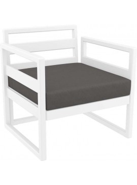 SIESTA MYKONOS ΜΑΞΙΛΑΡΙ ΚΑΘΙΣΜΑΤΟΣ DARK GREY 65Χ65Χ10εκ.20.0467