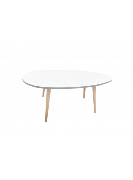 Τραπέζι σαλονιού "KING" σε χρώμα λευκό 98x60x39 001-00216