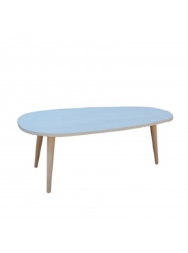 Τραπέζι σαλονιού "LEFT" χρώματος λευκό ρουστίκ 88,5x47,5x33 001-00262