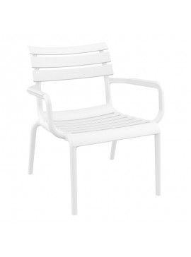 SIESTA PARIS LOUNGE WHITE ΠΟΛ/ΝΑ ΠΟΛ/ΝΙΟΥ 68X70X40/76εκ.20.0491