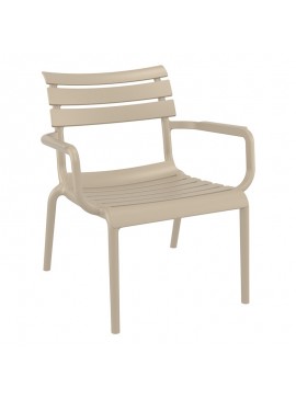 SIESTA PARIS LOUNGE TAUPE ΠΟΛ/ΝΑ ΠΟΛ/ΝΙΟΥ 68X70X40/76εκ.20.0494