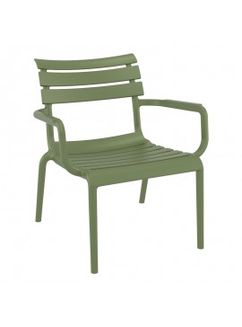 SIESTA PARIS LOUNGE OLIVE GREEN ΠΟΛ/ΝΑ ΠΟΛ/ΝΙΟΥ 68X70X40/76εκ.20.0495