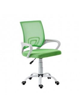 ZITA PLUS A1850 SW ΛΕΥΚΟ/ΠΡΑΣΙΝΟ MESH ΠΟΛΥΘΡΟΝΑ ΓΡΑΦΕΙΟΥ 62Χ52Χ43-84/50-93εκ.01.0751